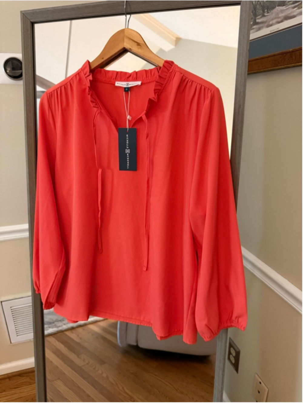 Women's Michelle McDowell Coral Blouse Size M